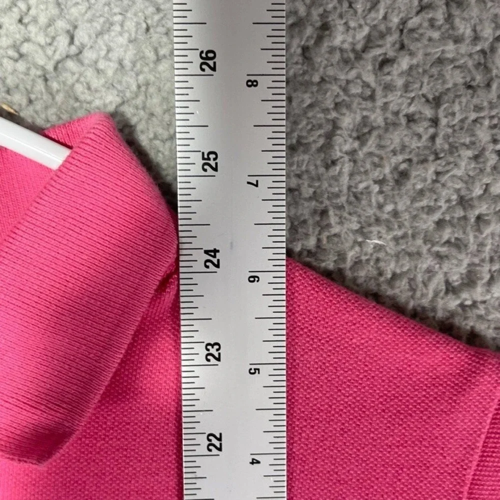Aeropostale Polo Womens XS Pink Short Sleeve Logo Pique Casual Preppy Top 000684